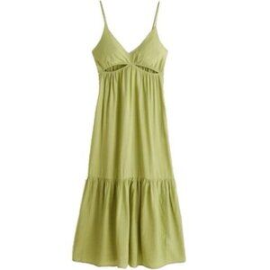 Abercrombie & Fitch Green Cutout Maxi Dress SZ S